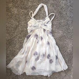 D. Exterior Designer Silk Dress, Made in Italy, size 40 IT, 4 US